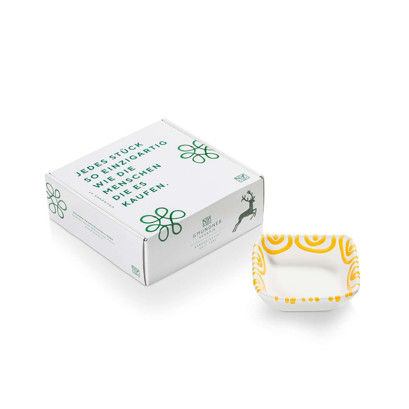 Schälchen quadratisch im Geschenkkarton