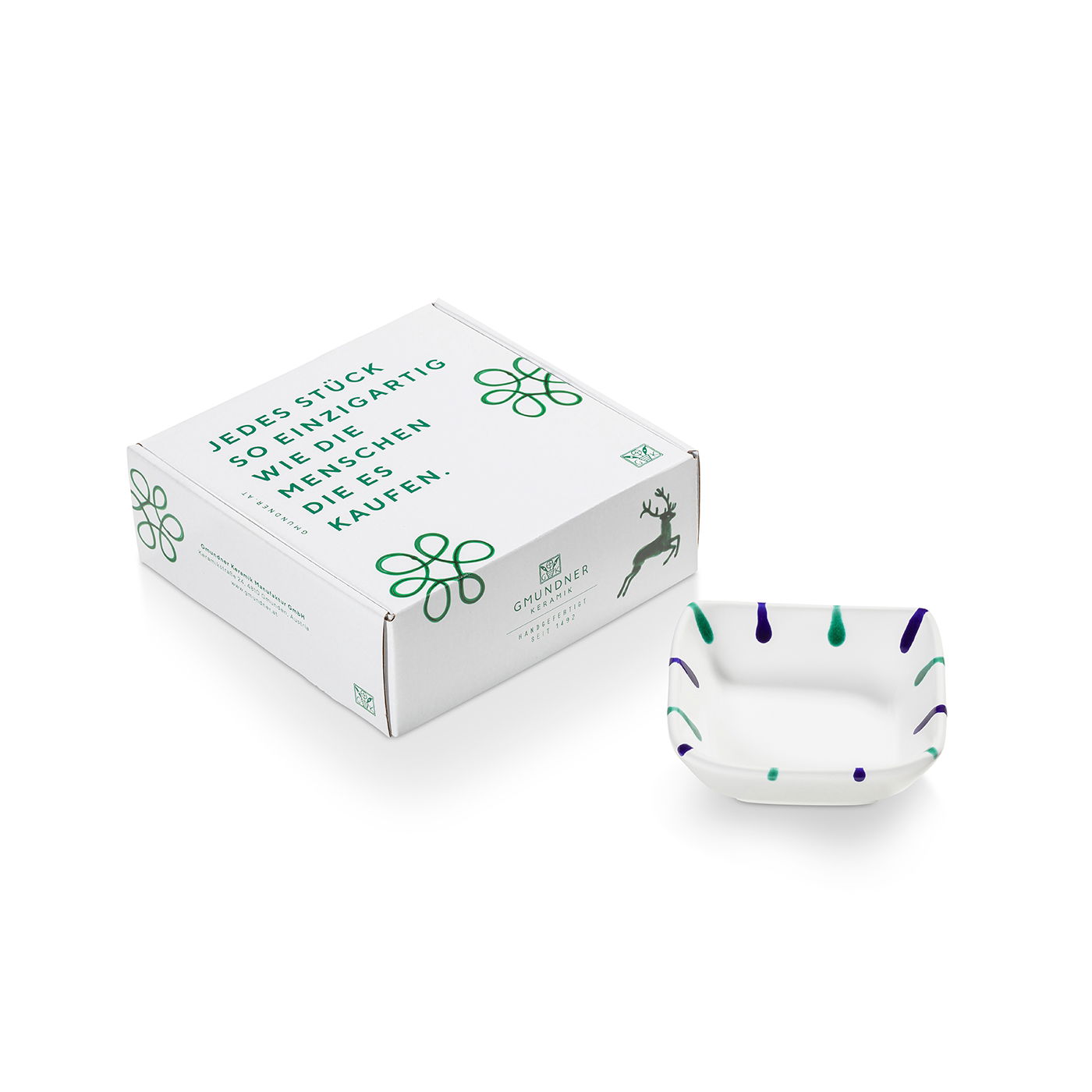 Schälchen quadratisch im Geschenkkarton Schälchen quadratisch im Geschenkkarton