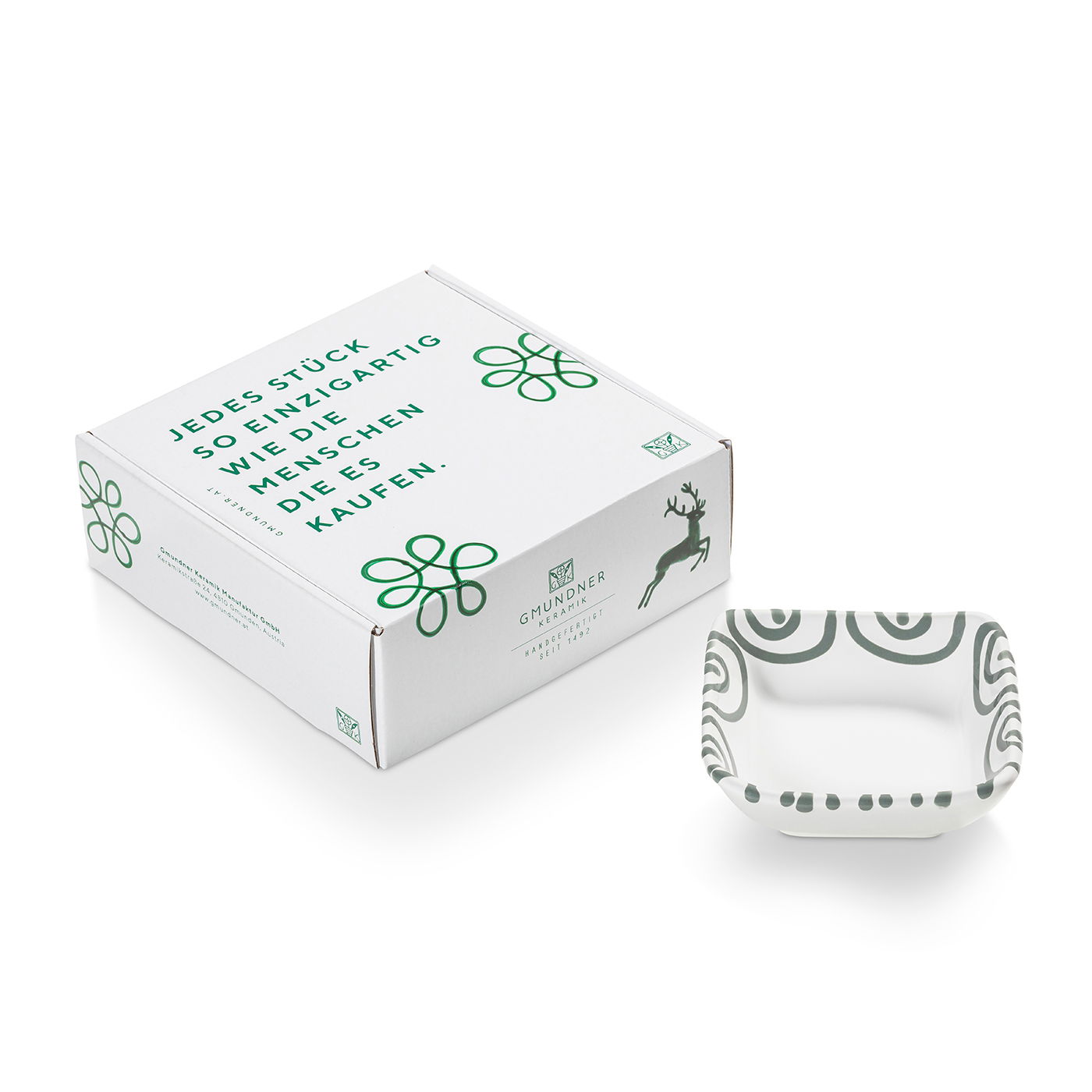 Schälchen quadratisch im Geschenkkarton Schälchen quadratisch im Geschenkkarton