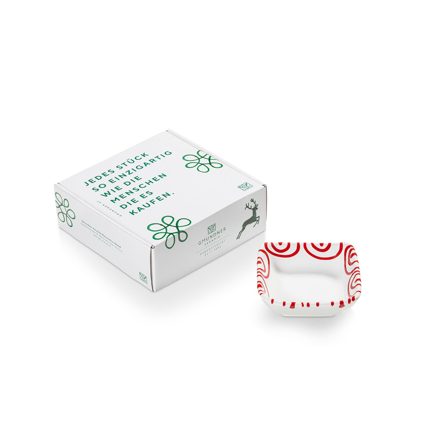 Schälchen quadratisch im Geschenkkarton Schälchen quadratisch im Geschenkkarton
