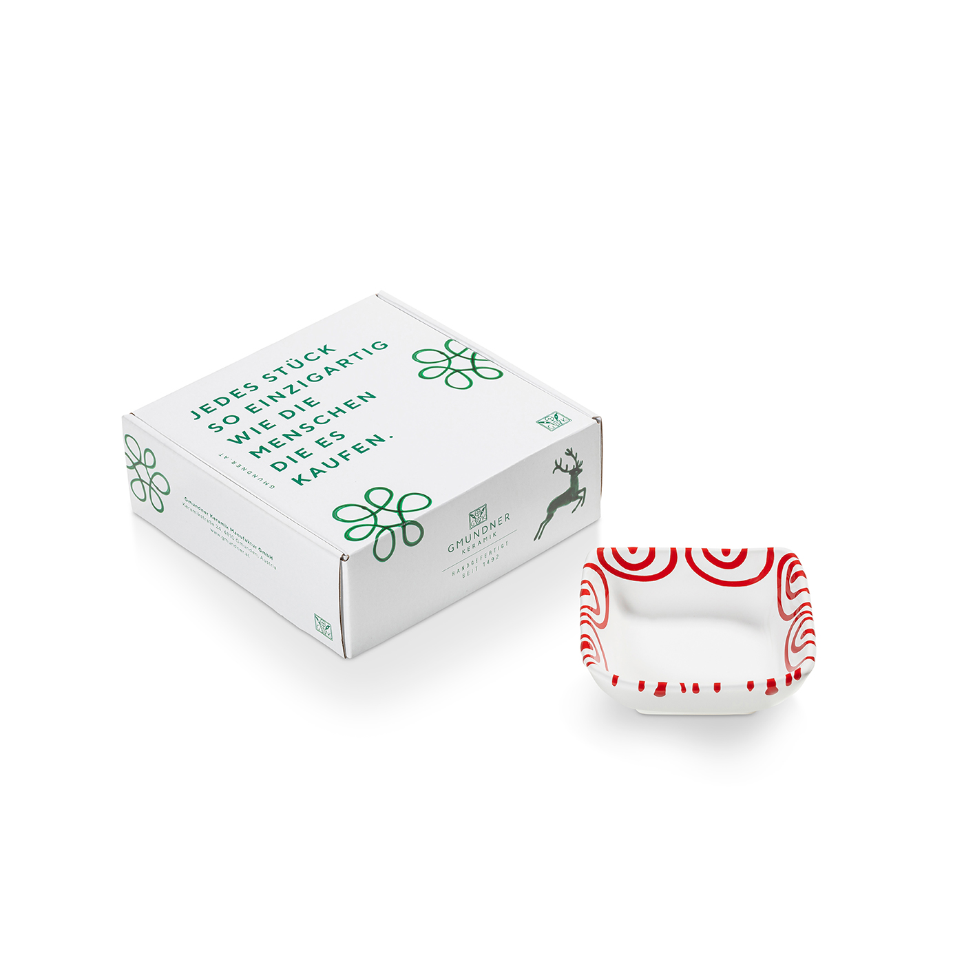 Schälchen quadratisch im Geschenkkarton Schälchen quadratisch im Geschenkkarton