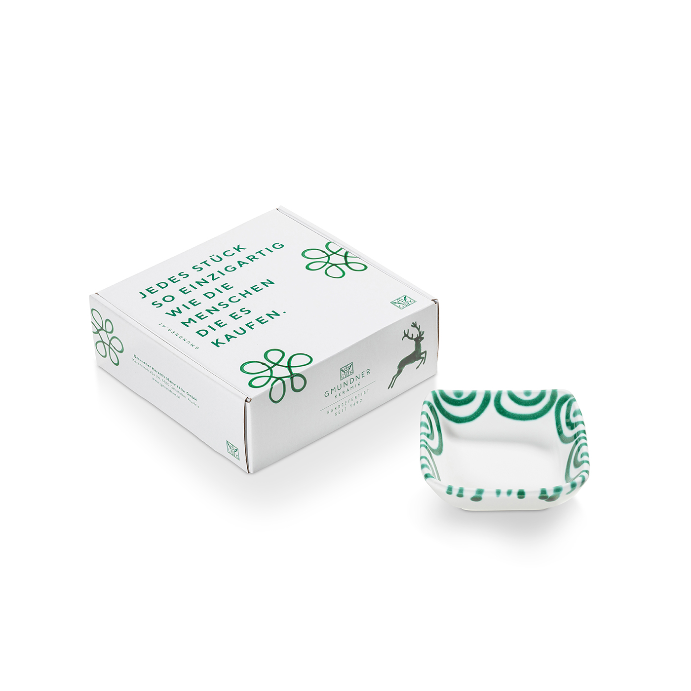 Schälchen quadratisch im Geschenkkarton